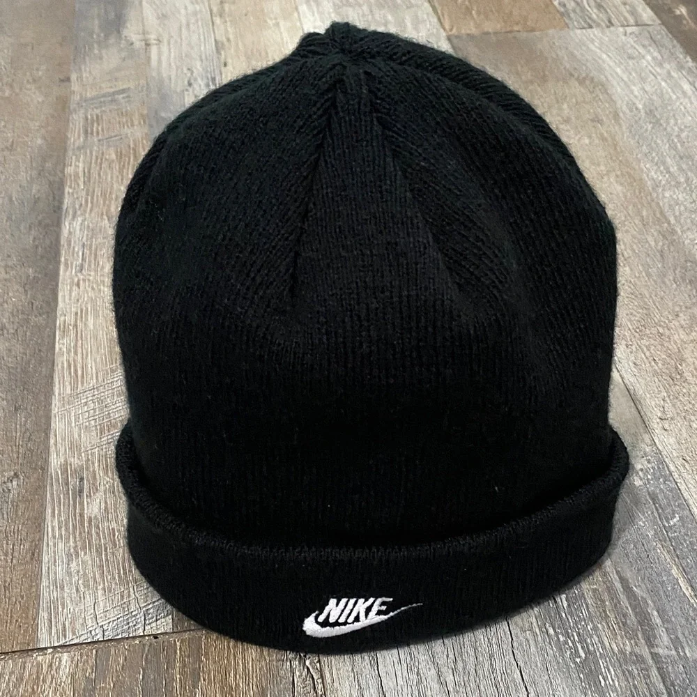 Nike Kids Black Knit Beanie